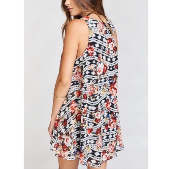 Show Me Your MuMu Rancho Mirage Lace-up Dress S 🆕 - Picture 3 of 8